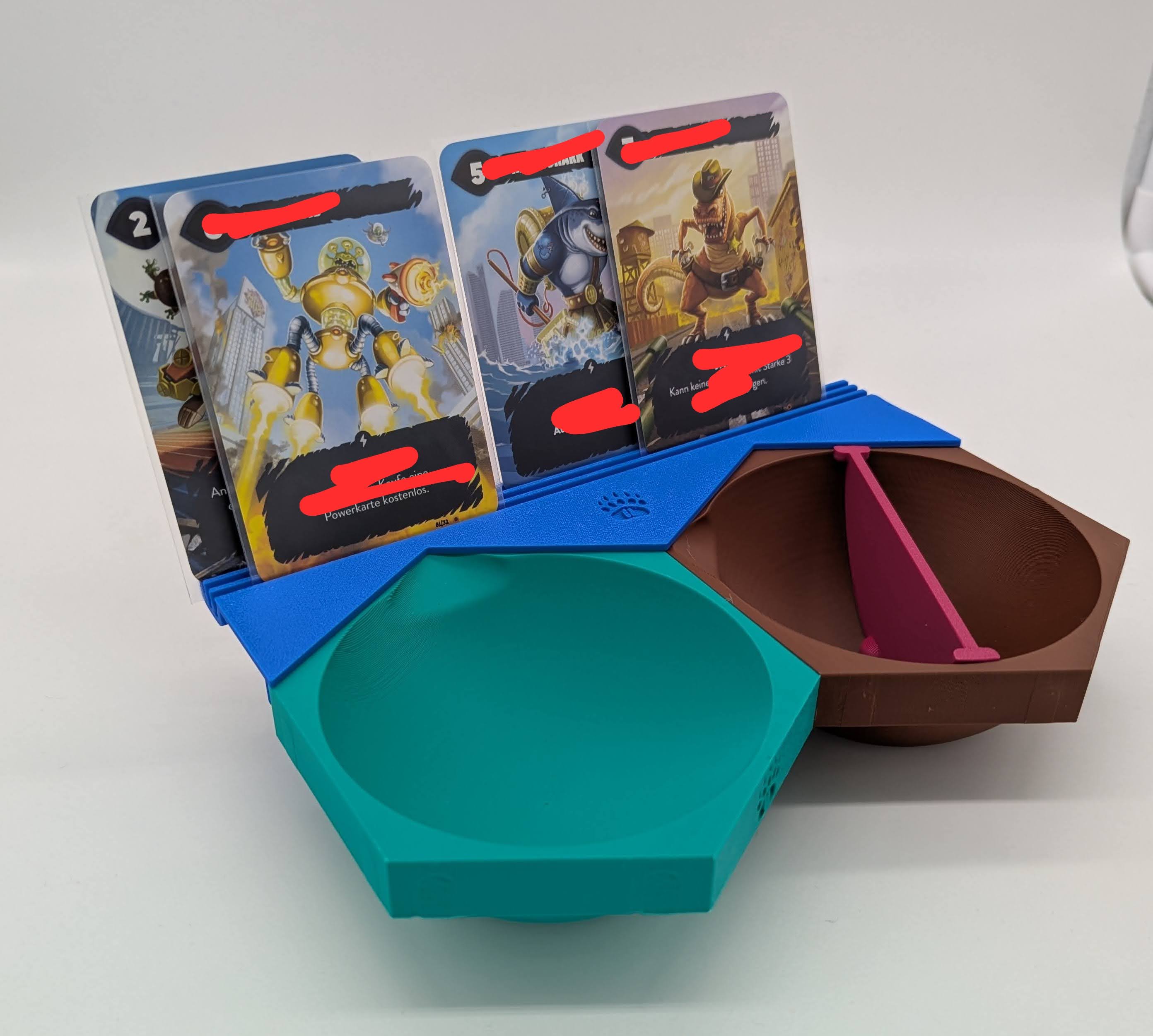 Kartenhalter mit Karten