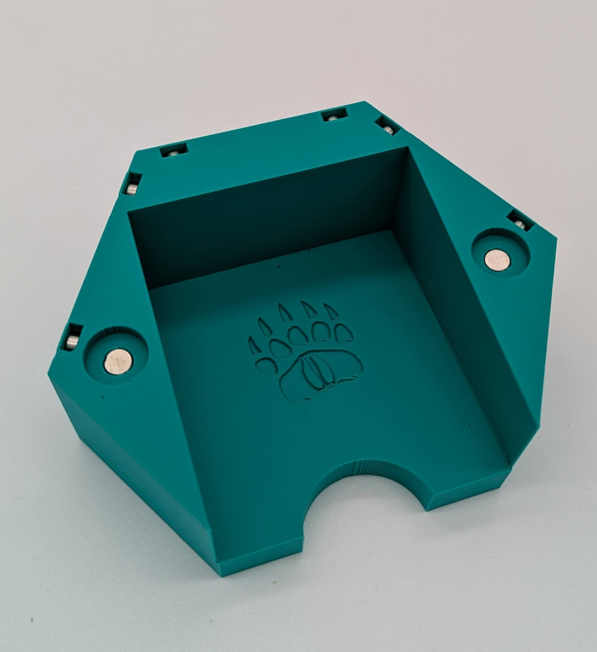 Kartenstapelhalter ohne Abdeckung